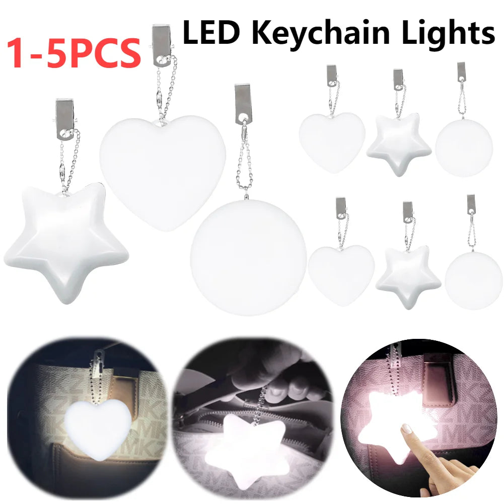 1/2/3/5 PCS LED Purse Light with Automatic Sensor Handbag Light Keychain Lights Night Light Best Gifts for Women Mother Friends
